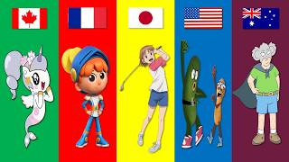 Cartoons From Different Countries | Pt.136