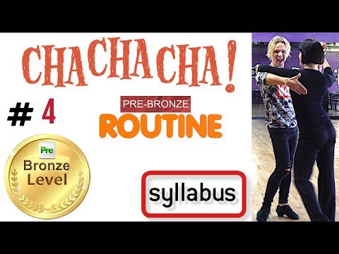 #4 !!! Pre-BRONZE - CHA CHA !!! - ROUTINE - SYLLABUS - by Oleg Astakhov & Anastasia Sinitsa