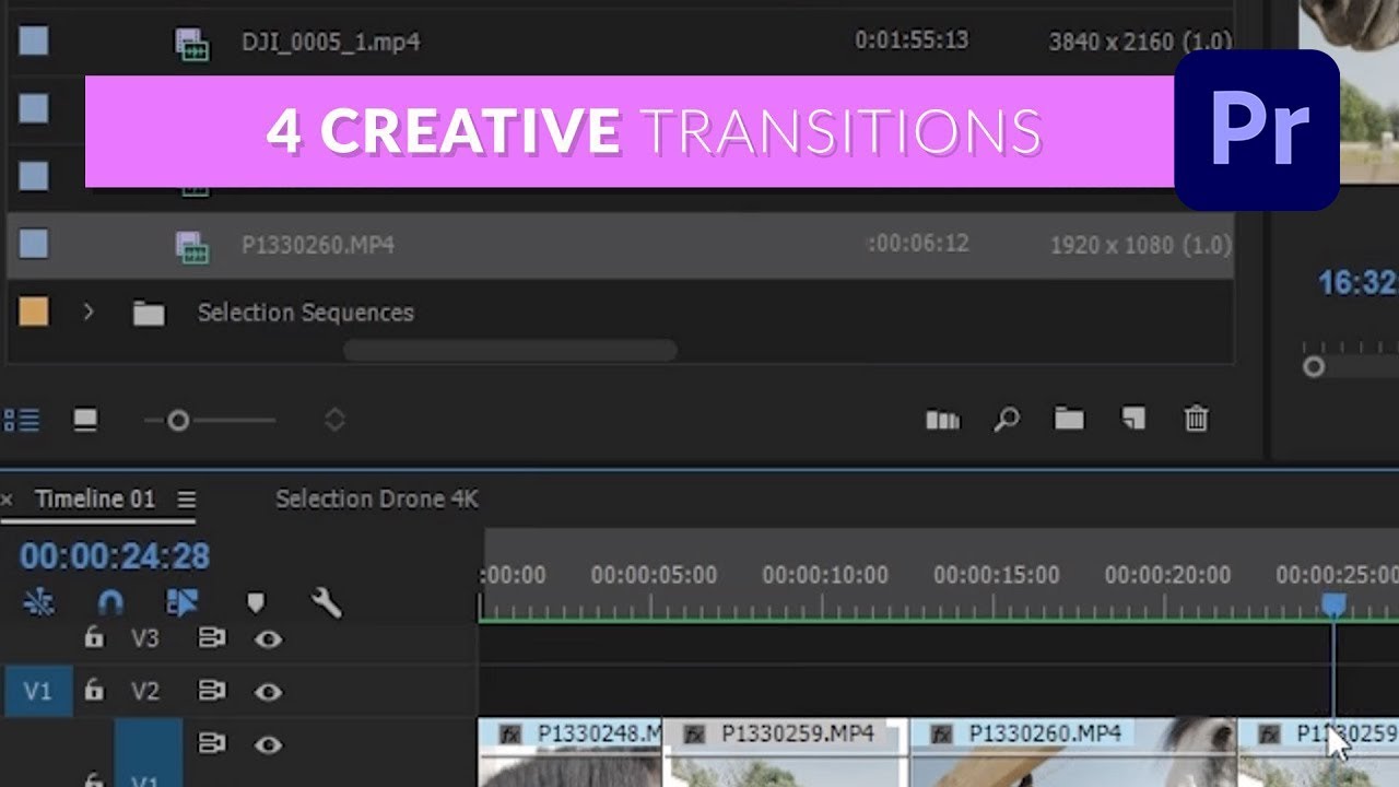 4 Creative Transitions In Premiere Pro