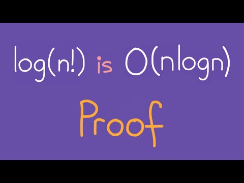 Prove log(n!) is O(nlogn)