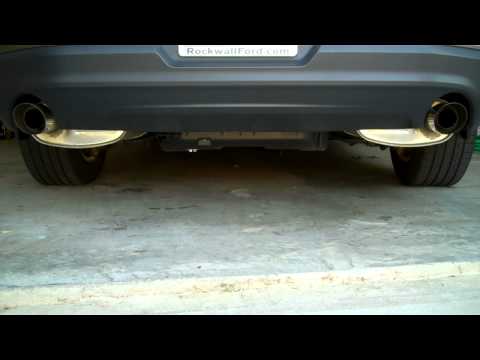 2011 Mustang V6 Before-After Borla Touring Axleback Exhaust