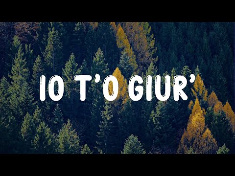 Geolier, Sfera Ebbasta - IO T'O GIUR' (Lyrics/Testo )