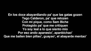 Tego Calderón - Punto Y Aparte (Letra)