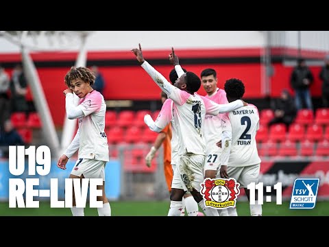 RE-LIVE: Bayer 04 Leverkusen U19 🆚 Schott Mainz U19 I DFB-Nachwuchsliga, Gruppe H