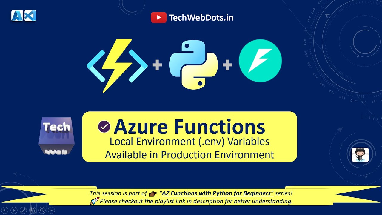 Azure Functions | .env variables in production | Python | FastAPI | Zip Deploy | HTTP Trigger