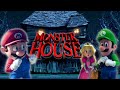 Mario Peach Luigi At Monster House Movie Super Mario Bros Halloween Special