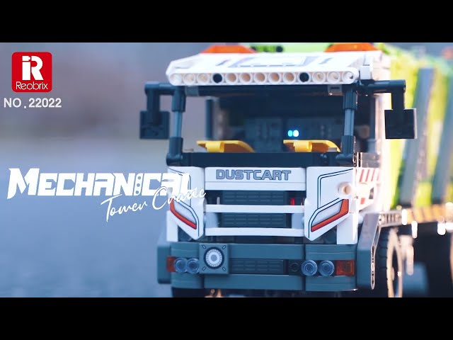 Video teaser for Reobrix 22022 Garbage Compresse Truck - Muellwagen LKW Muellpresse LKW Muellauto