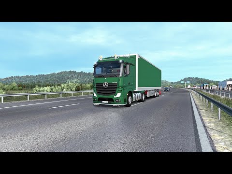 ETS2 1.39 - Euro Truck Simulator 2 - Mercedes Actros MP4 - Promods 2.51- RusMap - ROEXTENDED
