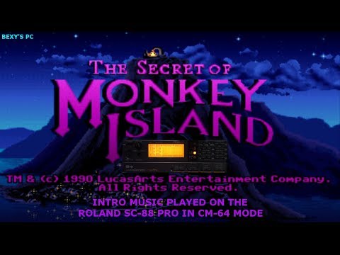Roland Sound Canvas SC-88 Pro "The Secret of Monkey Island Intro" MIDI