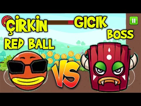 ÇİRKİN RED BALL VS GICIK BOSS 😡 - Red Ball 2021