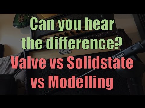 Blindfold Challenge - Valve vs Solid State vs Guitar RIg 5 (modelling) - Clean, Crunch and Drive.