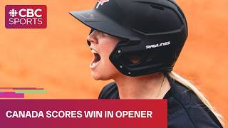 Canada walks off Italy in women's softball World Cup opener | #CBCSports