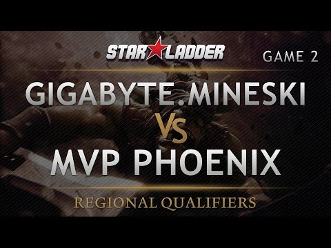 Starladder 13 Regional Qualifiers - Gigabyte.Mineski vs MVP Phoenix - Best of 3 - Game 2 - DUNOO