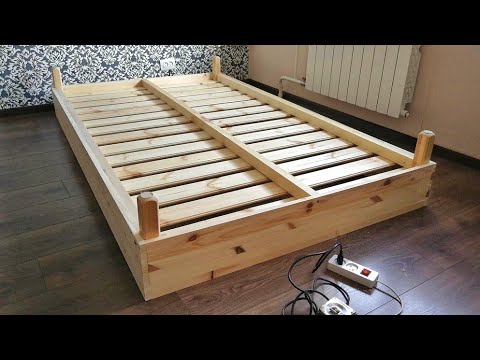 Как Сделать Простую Кровать Своими Руками?