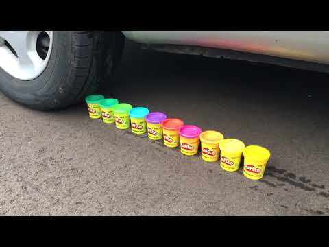 EXPERIMENT CAR VS PLAY DOH