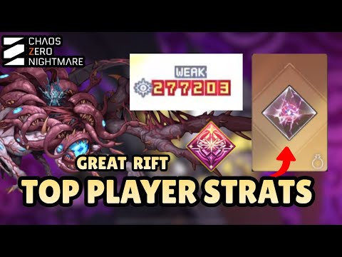 How Top Players Hit 1.3M+ in Great Rift | Chaos Zero Nightmare Breakdown