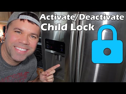 How To Turn ON/OFF Child Lock on Refrigerator