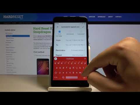 How to Add Event to Calendar in XIAOMI Redmi Note 4 – Set Up Reminder