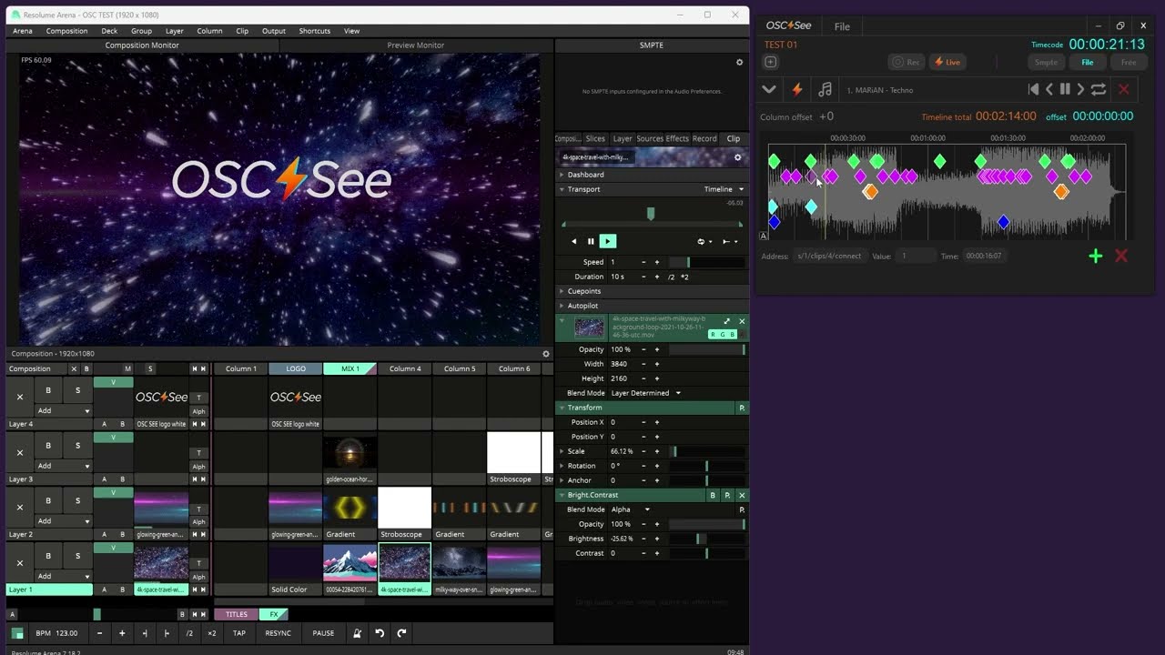 OSC See Complete Tutorial, English spoken