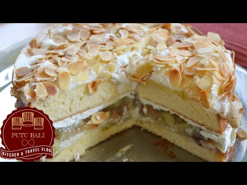 Stachelbeerkuchen mit Baiser und Mandelblättchen | PUTU BALI KITCHEN
