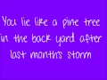 The Band Perry-You Lie with Lyrics