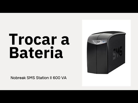 Como Trocar a Bateria do Nobreak SMS Station II 600 VA #nobreak #sms #manutenção