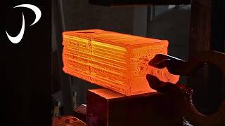 This Knife Was Made from Over 100 Layers!
