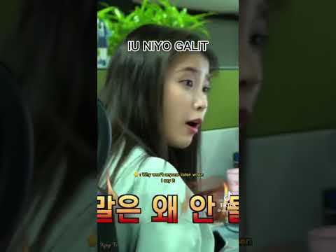 Angry IU was so cutie 🥰