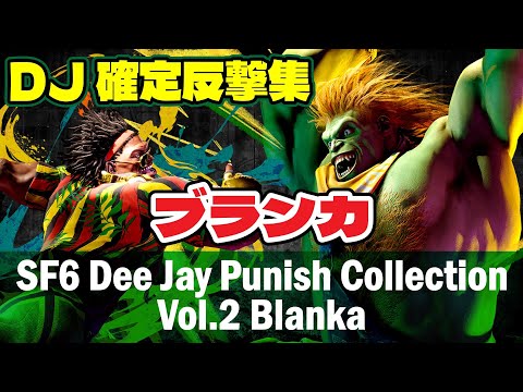 【SF6】DJ確定反撃集 vol.2 ブランカ【確反】Dee Jay Punish Collection Vol.2 Blanka