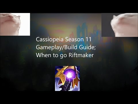 Cassiopeia Season 11 Live Gameplay/Build Guide; When to go Riftmaker| Top 100 NA Cass 1Mil Points