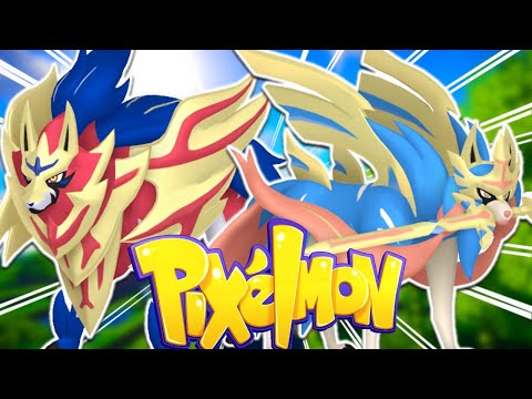 How to CATCH ZACIAN and ZAMAZENTA in PIXELMON GENERATIONS! (Minecraft Pokemon)