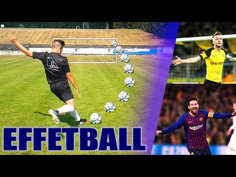 Schusstechnik Tutorial: Effetball - Schusstechnik wie Marco Reus oder Lionel Messi ⚽