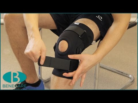 Benecare Hinged Knee Stabiliser: How To Apply