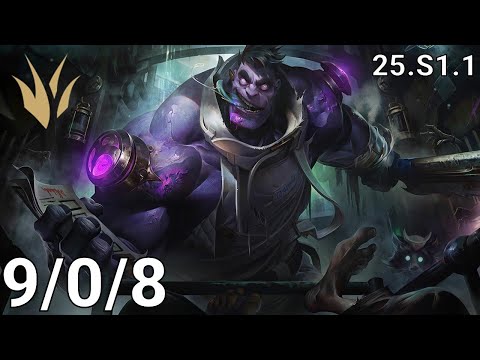 Dr. Mundo Jungle vs Lee Sin - EUW diamond | Patch 25.S1.1