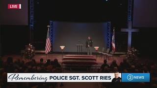End-of-Watch ceremony at funeral for fallen Rittman Police Sgt. Scott Ries
