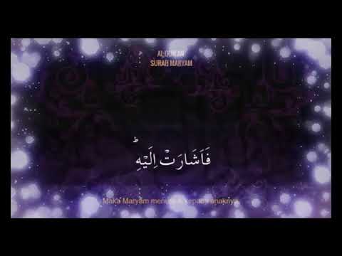 Surat Maryam Ayat 1 11 Arab