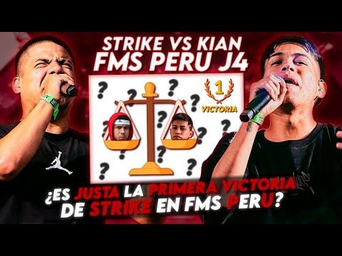 ¿ES JUSTA LA PRIMERA VICTORIA DE STRIKE EN FMS PERÚ? | KIAN VS STRIKE FMS PERÚ J4
