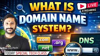 🚨 LIVE: DNS Explained Simply | What is Domain Name System? 🚀 | Kaashiv Infotech Cyber Security