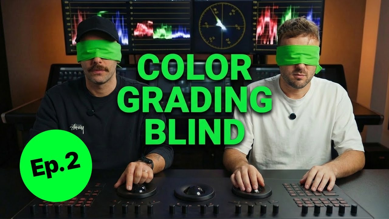 Can Colorists Grade BLIND in DaVinci Resolve? (Pro Scopes Challenge ft. Darren Mostyn)