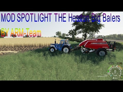 farming simulator 19 MOD SPOTLIGHT HESSTON BALERS BY ARM-Team