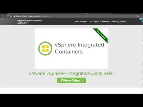 vSphere Integrated Containers Demo