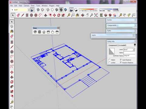 comment ouvrir dwg sur sketchup