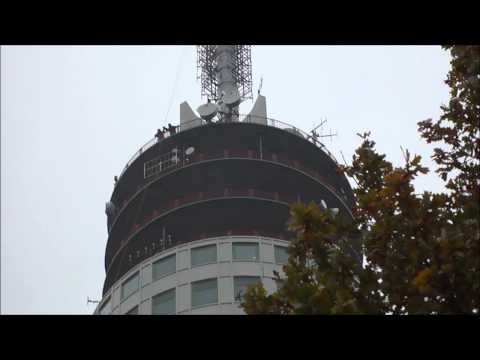 1. Teil Cellnex Toren Roermond - neues FM-Antennenfeld
