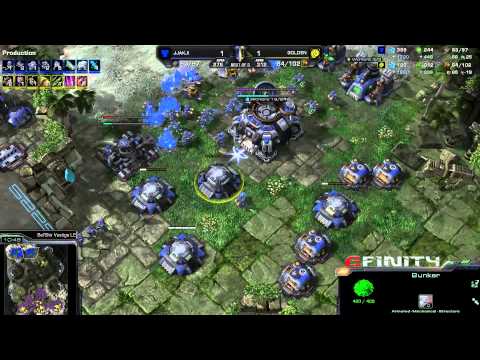 EPIC! Battle between JJakji & Golden - Game 3 - StarCraft 2