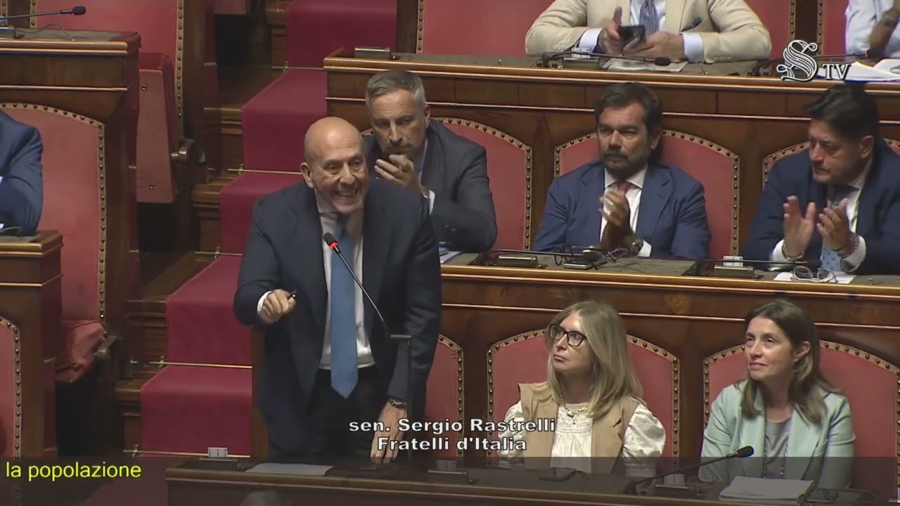 IL SENATORE DI FRATELLI D'ITALIA SERGIO RASTRELLI DIFENDE L'OPERATO DEL GOVERNO SUI CAMPI FLEGREI