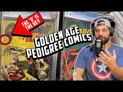 Pedigree Comic Book Collections // Golden Age CGC Slabs