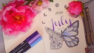 July Plan With Me - New Health Tracker!