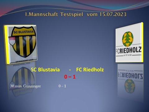 1.Mannschaft Testspiel SC Blustavia - FC Riedholz