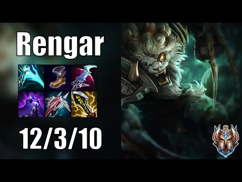 Rengar vs Elise JUNGLE - Patch 12.13 euw1 CHALLENGER