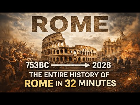 The entire history of Rome in 32 minutes.